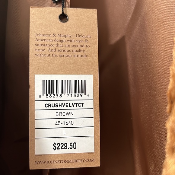 Johnston & Murphy Crushed Velvet Coat - Picture 3 of 8